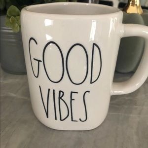 Rae Dunn GOOD VIBES mug cup NEW!